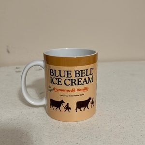 Blue Bell ice cream coffee mug.